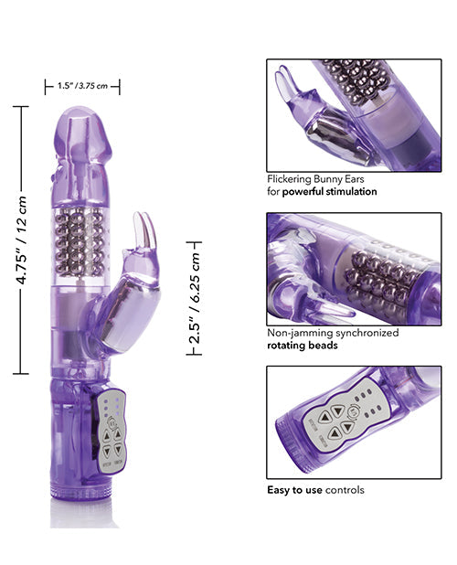 Jack Rabbit Rotating Beads - Purple