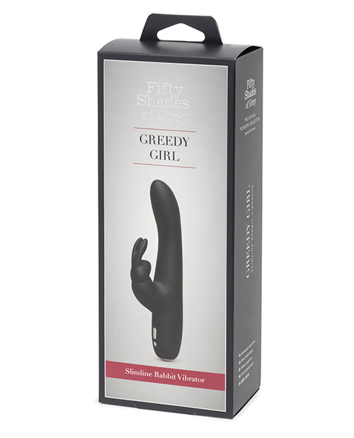 Fifty Shades - Greedy Girl Rechargeable Slimline Rabbit Vibrator