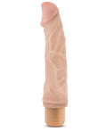 Dr. Skin Vibe 6 - 8.75" Vibrating Dildo - Beige