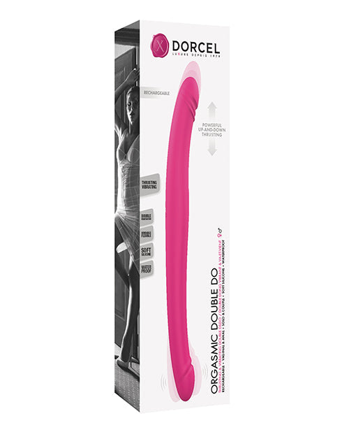 Double Do 16.5" Thrusting Dong - Pink