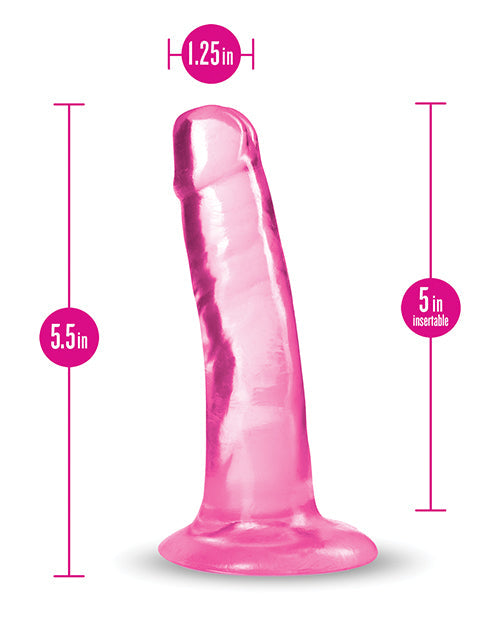B Yours Plus 5.5" Hard n' Happy Dildo - Pink