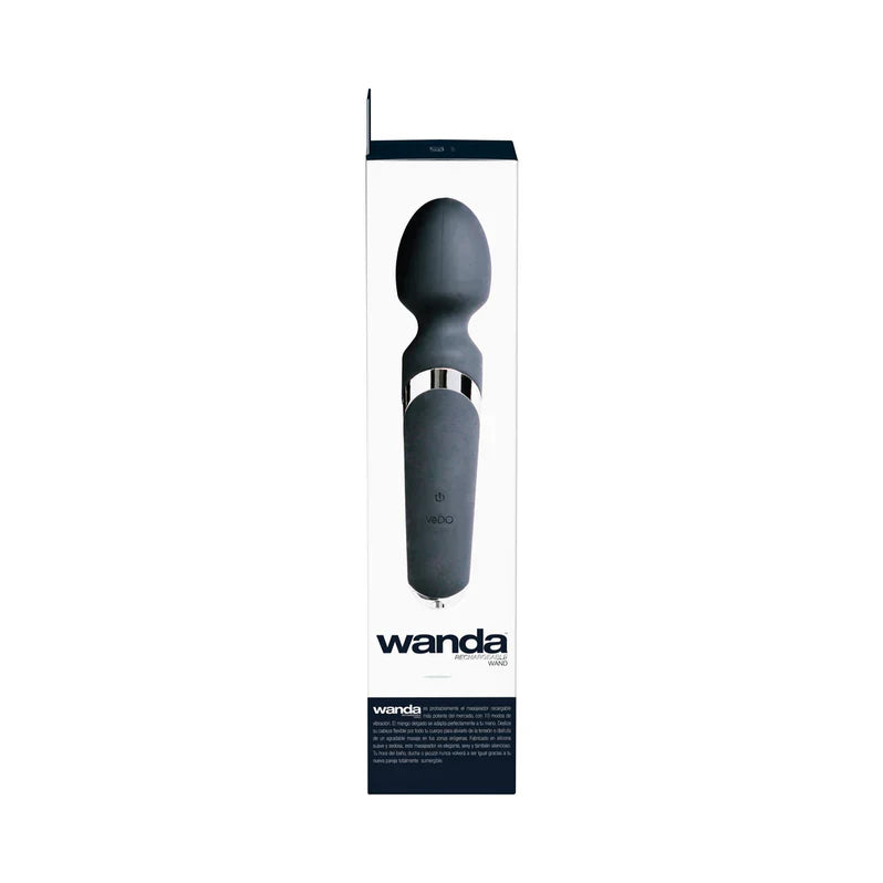VeDO Wanda Rechargeable Wand Vibrator Just Black