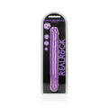 RealRock 12" Double Dong Glow in the Dark - Neon Purple