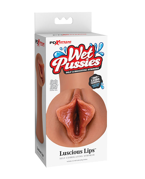 PDX Extreme Wet Pussies Luscious Lips Tan