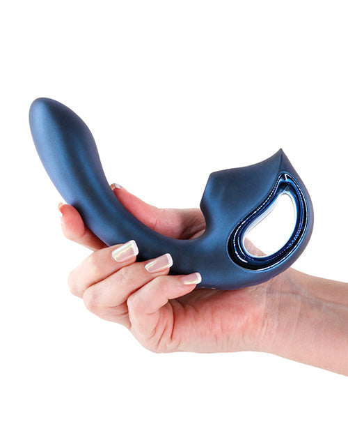 Seduction Kaia G-spot Vibrator - Metallic Blue