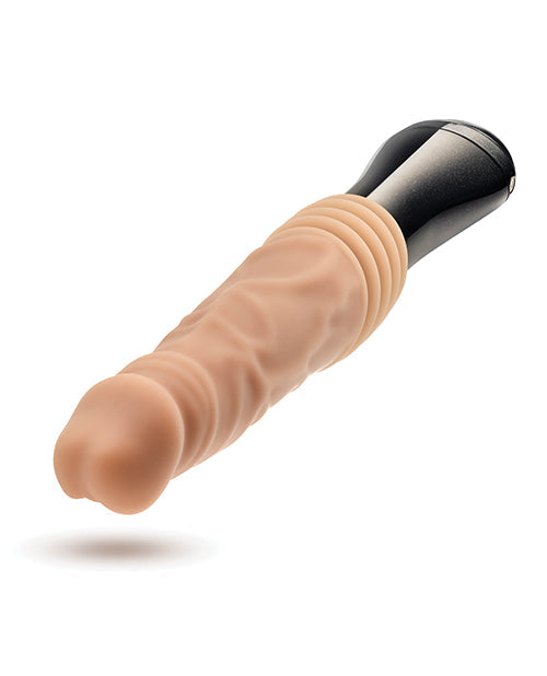 Dr. Knight 10.5" Thrusting Gyrating Vibrating Dildo - Beige