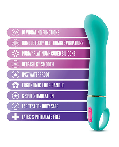 Blush Aria Flirty AF G-Spot Vibe - Teal
