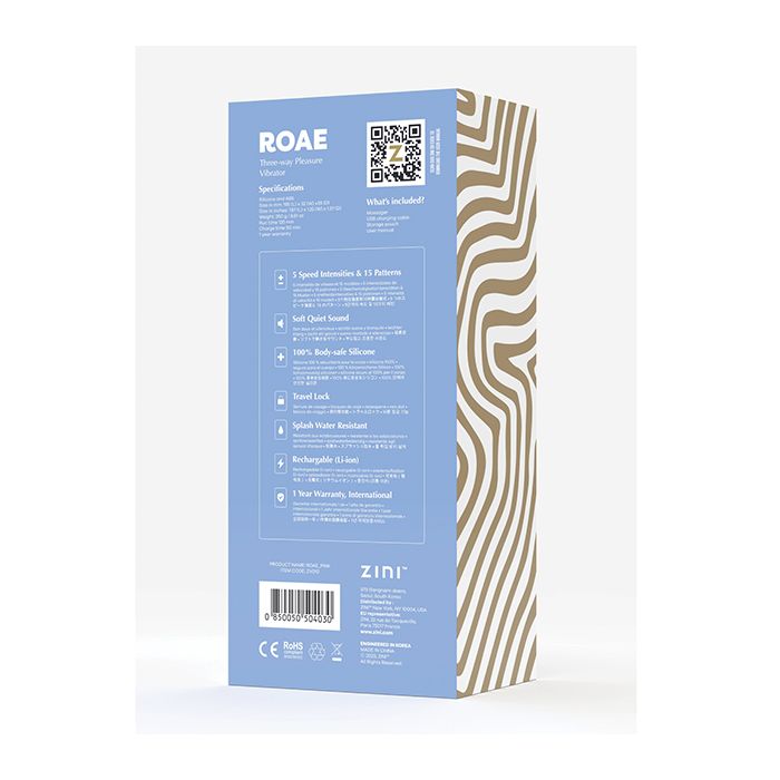 Zini Roae Rabbit Vibrator - Pink