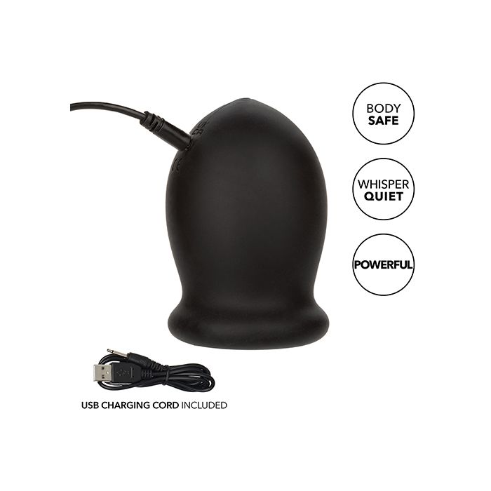 Boundless Rechargeable Vibrating Stroker - Black