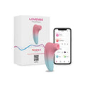 Lovense Tenera 2 Suction Vibrator - Pink/Blue