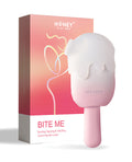 Bite Me Sucking, Tapping & Vibrating Cream Pop Vibrator