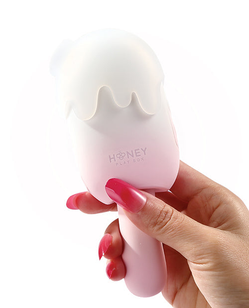 Bite Me Sucking, Tapping & Vibrating Cream Pop Vibrator