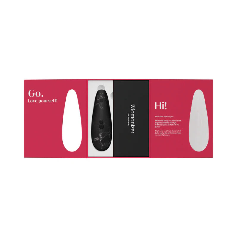 Womanizer x Marilyn Monroe Special Edition Classic 2 Clitoral Stimulator - Black Marble