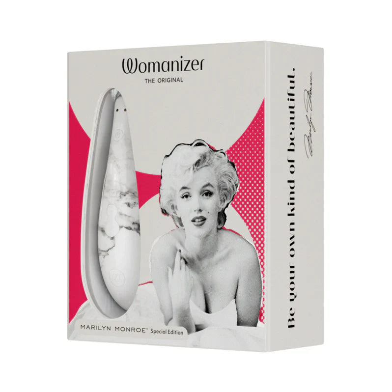 Womanizer x Marilyn Monroe Special Edition Classic 2 Clitoral Stimulator - White Marble