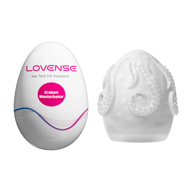 Lovense Kraken Single Egg Masturbator - White