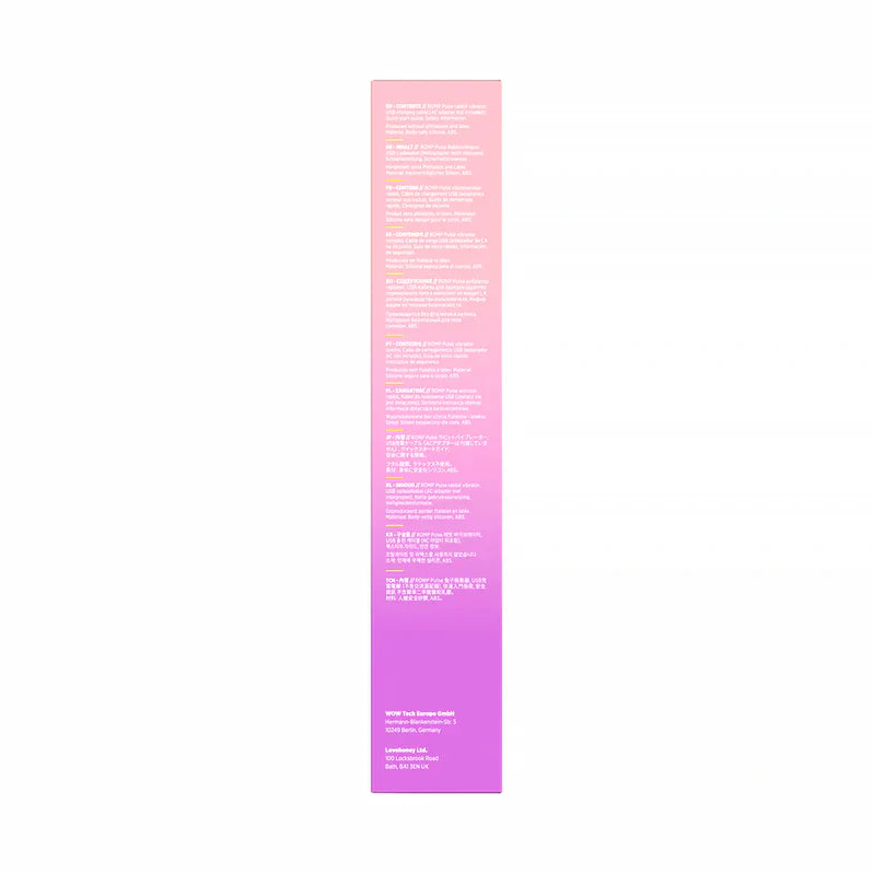 ROMP Pulse Air Pulse Rabbit Vibrator - Purple 3D