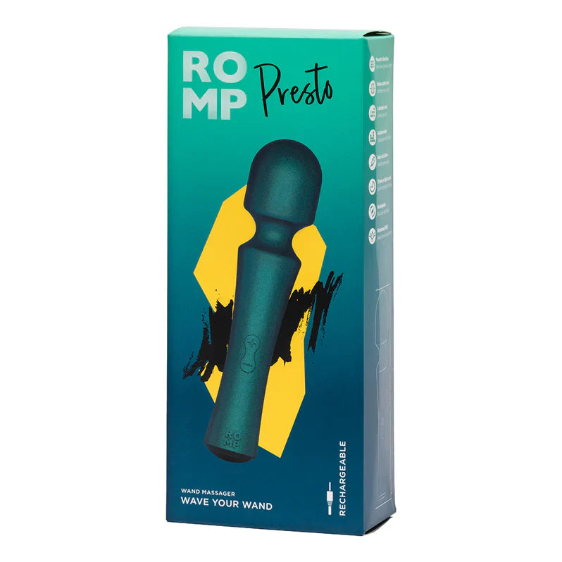 ROMP Presto Compact Wand Vibrator - Blue