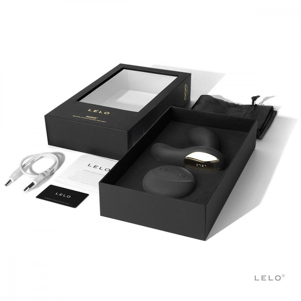 LELO Hugo Remote Control Prostate Massager - Black