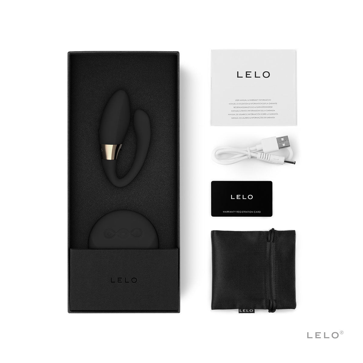 LELO Tiani Duo Couples Vibe - Black