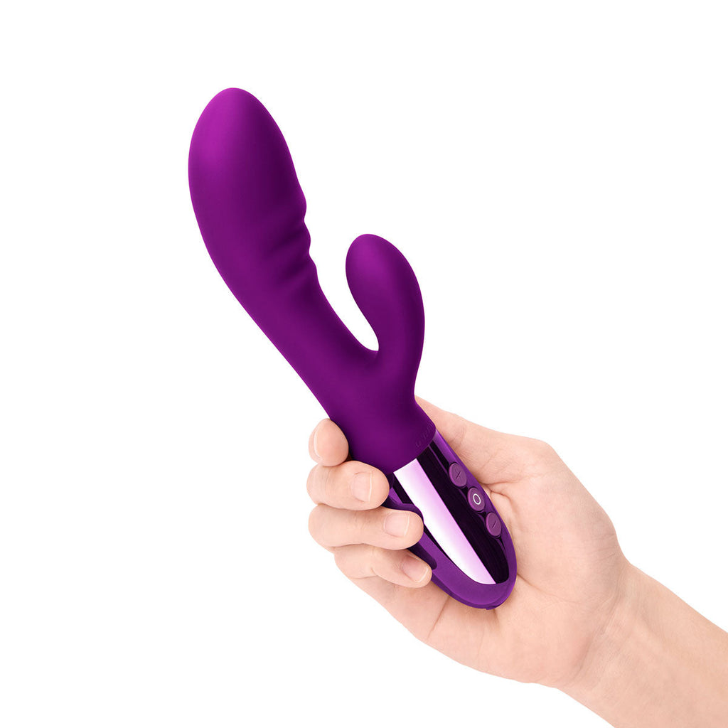 Le Wand Blend Rabbit Vibrator - Dark Cherry