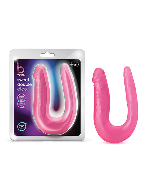 B Yours Sweet Double Dildo - Pink
