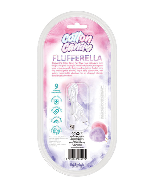 Cotton Candy Jawbreaker Flufferella Medical Grade Silicone Vibrator
