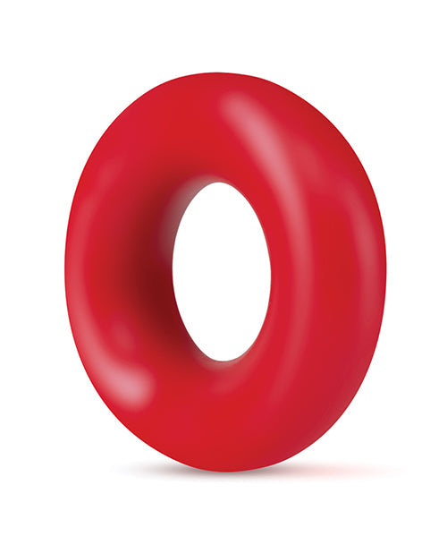 Blush Stay Hard Donut Rings Cockring 2 Pack Red