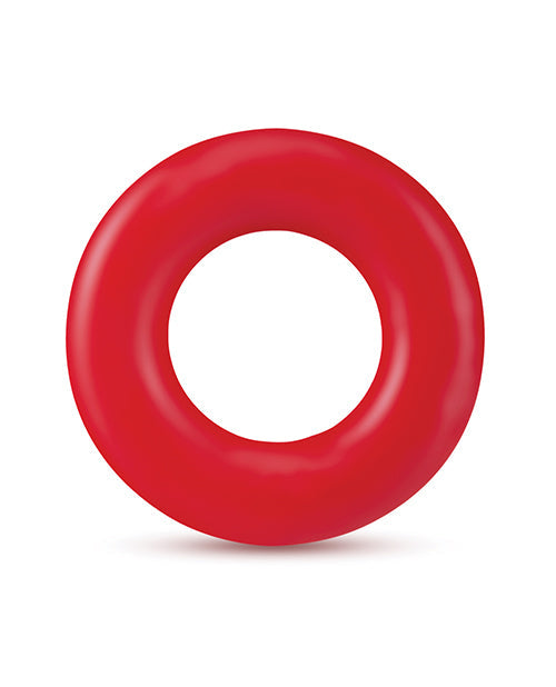Blush Stay Hard Donut Rings Cockring 2 Pack Red