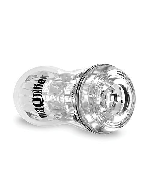 Soft And Wet Magnifier Self-Lubricating Stroker - Clear
