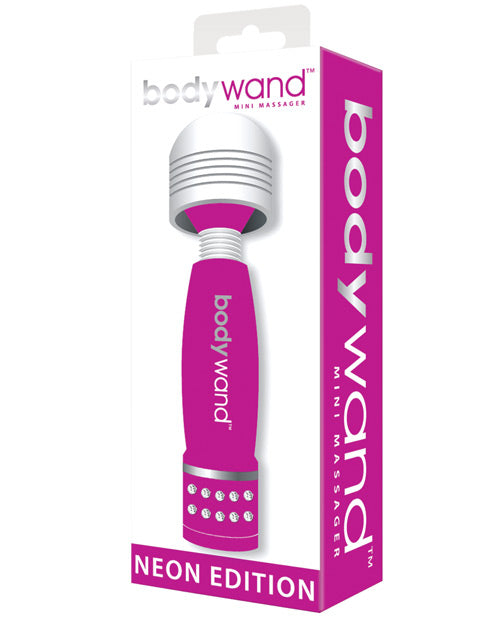Bodywand Neon Mini Wand Vibrator - Neon Purple
