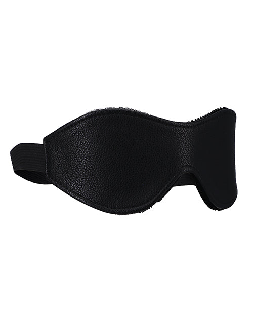 Doc Johnson Faux Leather Blindfold In A Bag