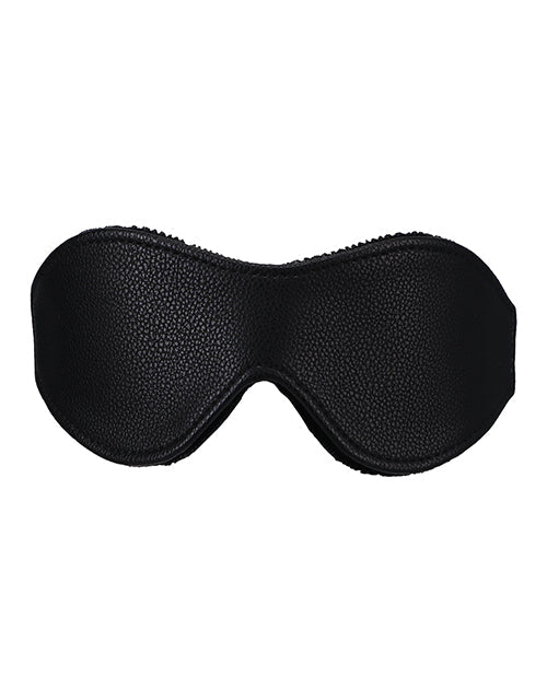 Doc Johnson Faux Leather Blindfold In A Bag