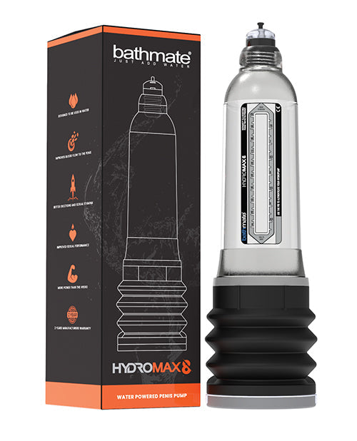 Bathmate Hydromax 8 Penis Pump - Clear