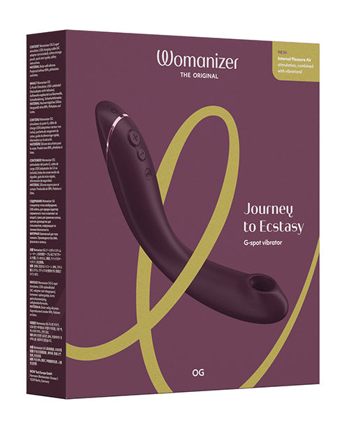 Womanizer OG Long-Handle G-Spot Vibrator - Aubergine