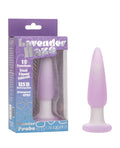 Lavender Haze Slender Anal Plug - Lavender/White