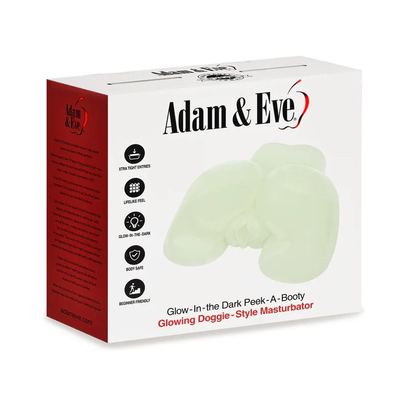 Adam & Eve Glow-in-the-Dark Peek-A-Booty Masturbator