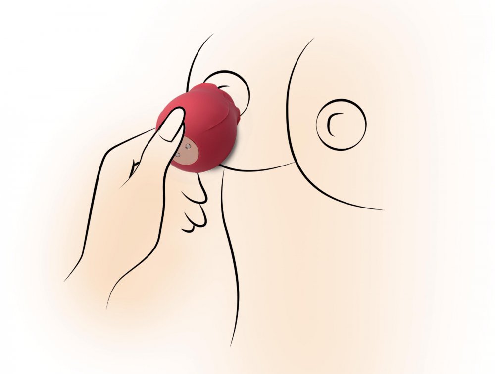 Inmi Bloomgasm Wild Rose Vibrator Red