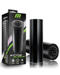 M For Men Stroke Sleeve Reversible Stroker Black