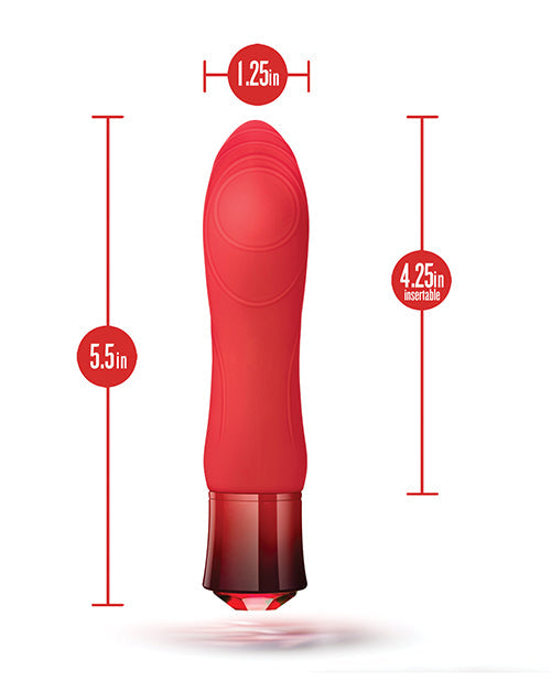 Blush Oh My Gem Desire Warming Rechargeable Vibe Ruby