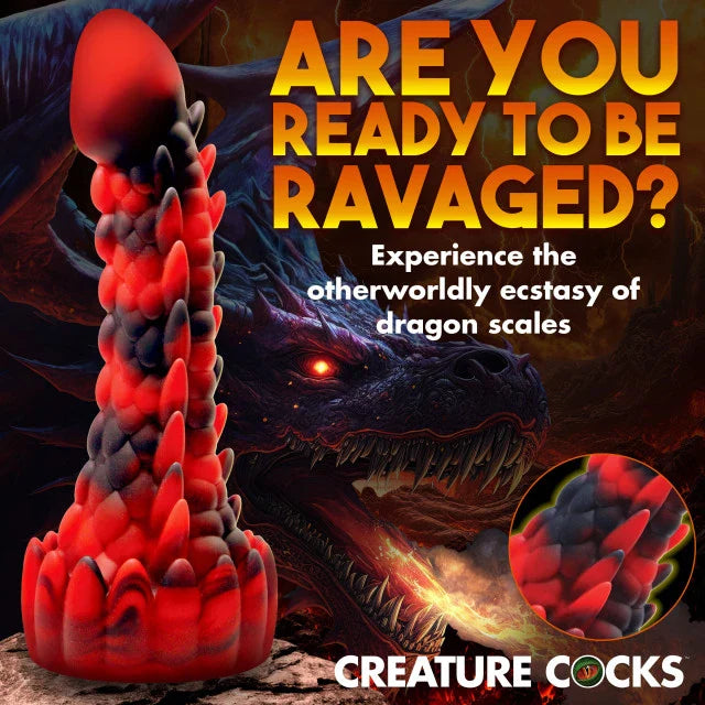 Creature Cocks Demon Rising Scaly Dragon Dildo