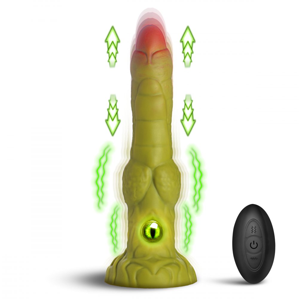 Creature Cocks Eyegor Thrusting and Vibrating Dildo