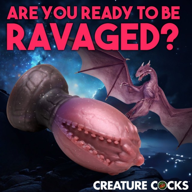 Creature Cocks Dragon Hatch Anal Plug - XL