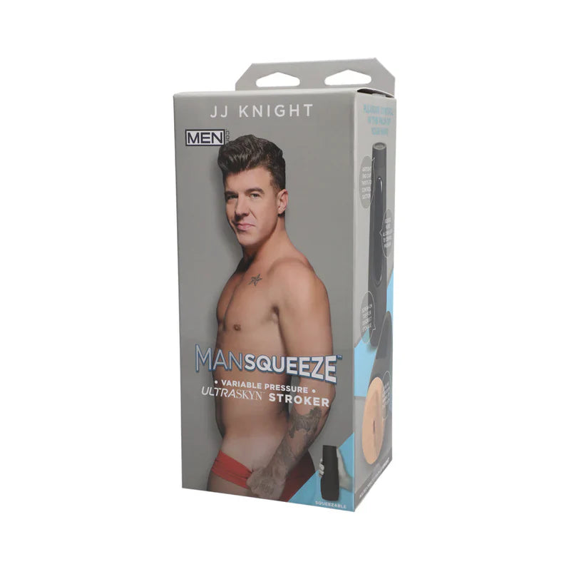 Man Squeeze JJ Knight Ass Stroker