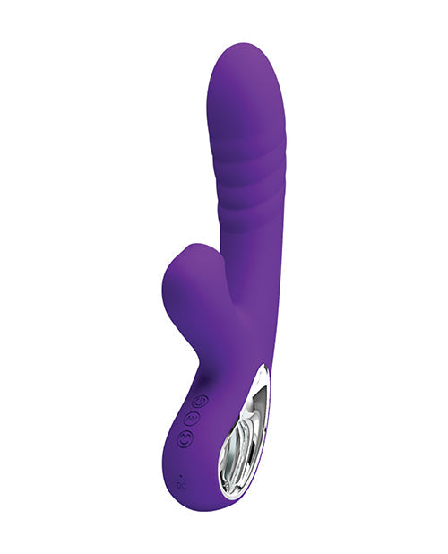 Jersey Sucking & Vibrating Rabbit - Purple