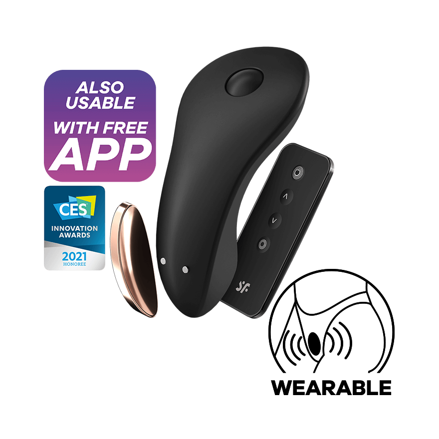 Satisfyer Little Secret Panty Vibe - Black
