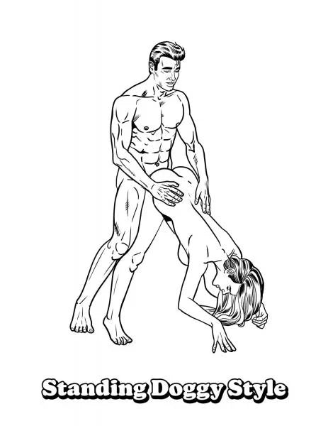 Wood Rocket Sexiest Sex Positions Coloring Book